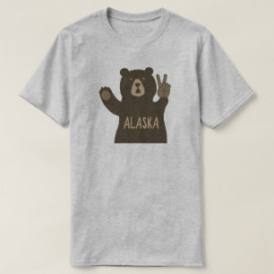 Alaska Peace Bear T-Shirt