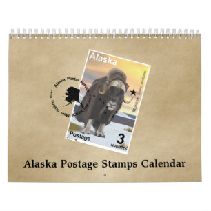 Alaska Postage Briefmarke Kalender