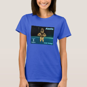 Alaska Postage - Fraktal Inuit Hunter T-Shirt