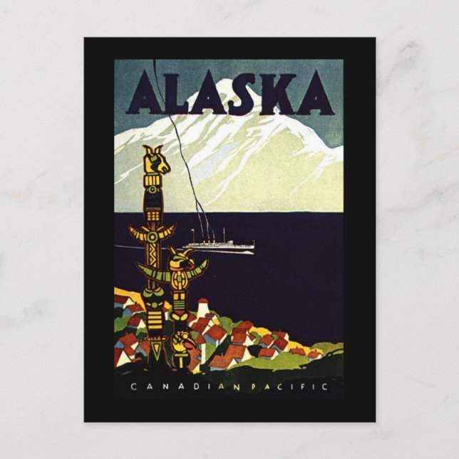 Alaska Postcard Postkarte (Vorderseite)