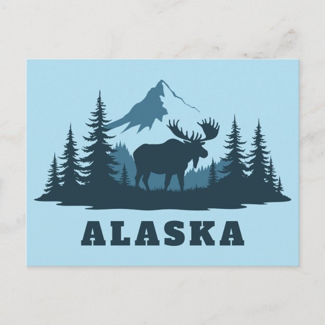 ALASKA POSTKARTE (Vorderseite)