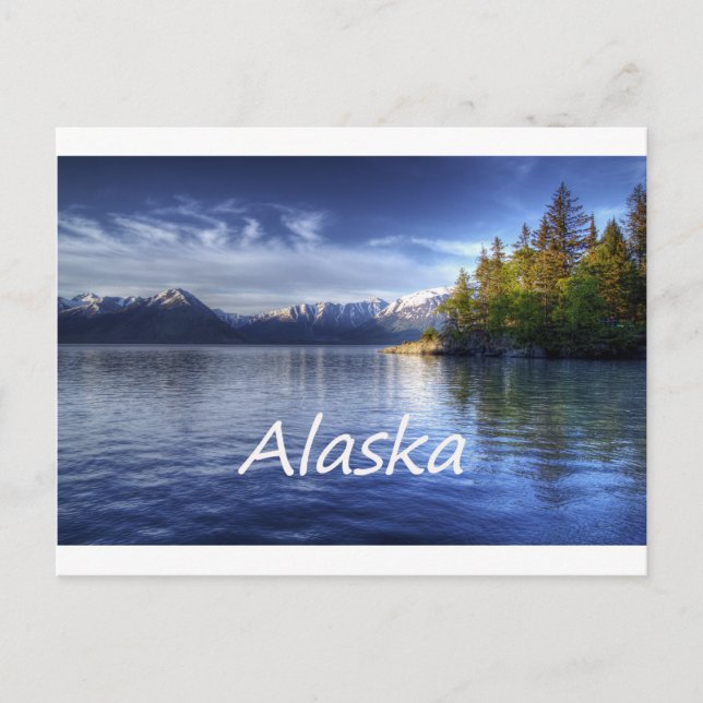 Alaska Postkarte (Vorderseite)