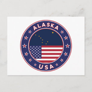 Alaska Postkarte