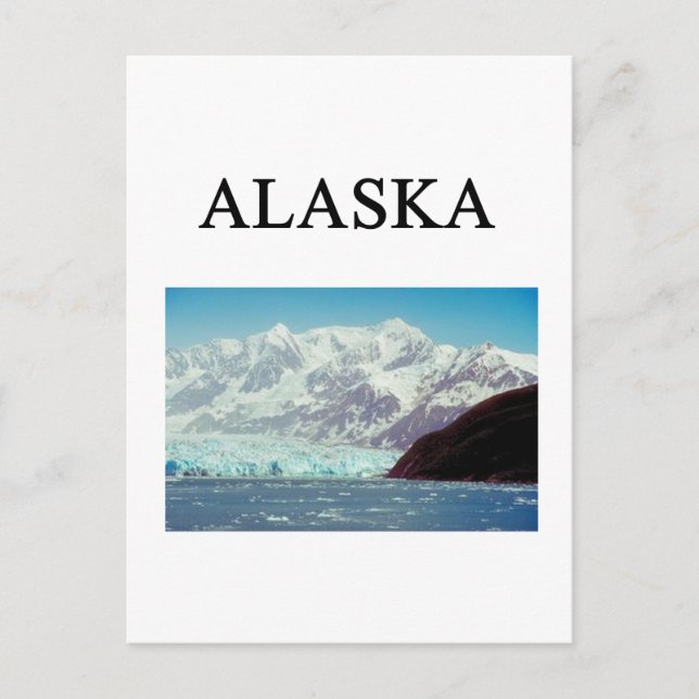 Alaska Postkarte (Vorderseite)