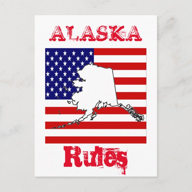 ALASKA POSTKARTE (Vorderseite)