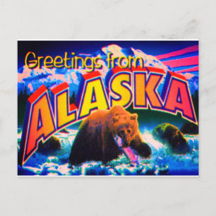 Alaska Postkarte