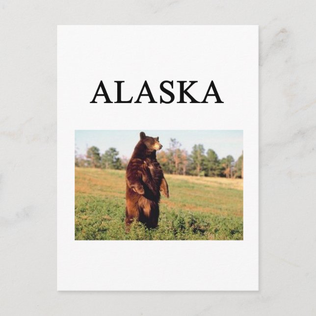 Alaska Postkarte (Vorderseite)