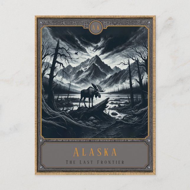 Alaska | Postkarte Gothic Art (Vorderseite)