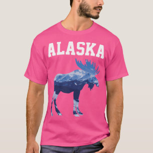 Alaska Pure Naturegebirge Alaskan Elche Geschenk T-Shirt