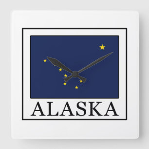 Alaska Quadratische Wanduhr