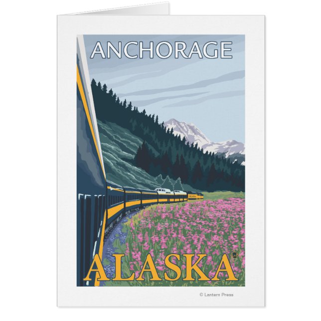 Alaska Railroad Scene - Anchorage, Alaska (Vorne)