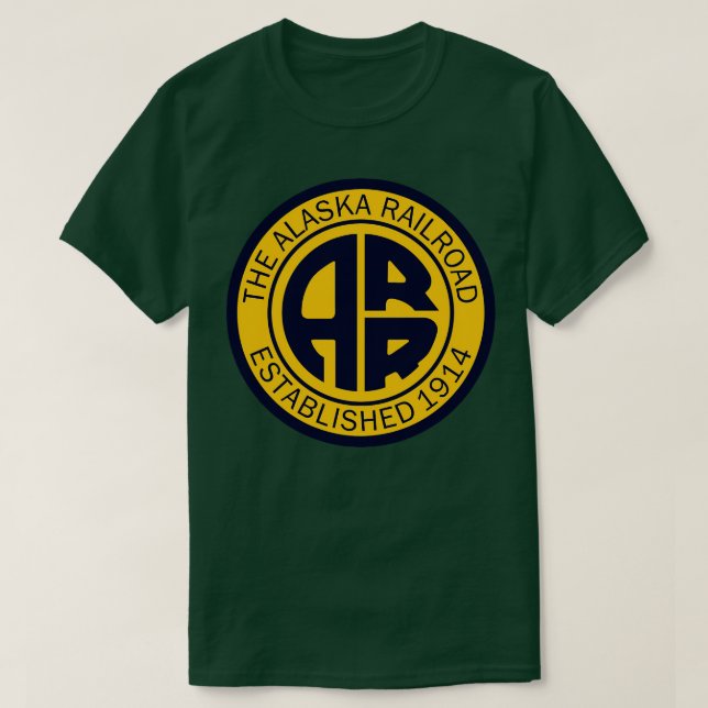 Alaska Railroad Thirt T-Shirt (Design vorne)