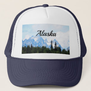Alaska Range Mountain Landschaft Foto Truckerkappe