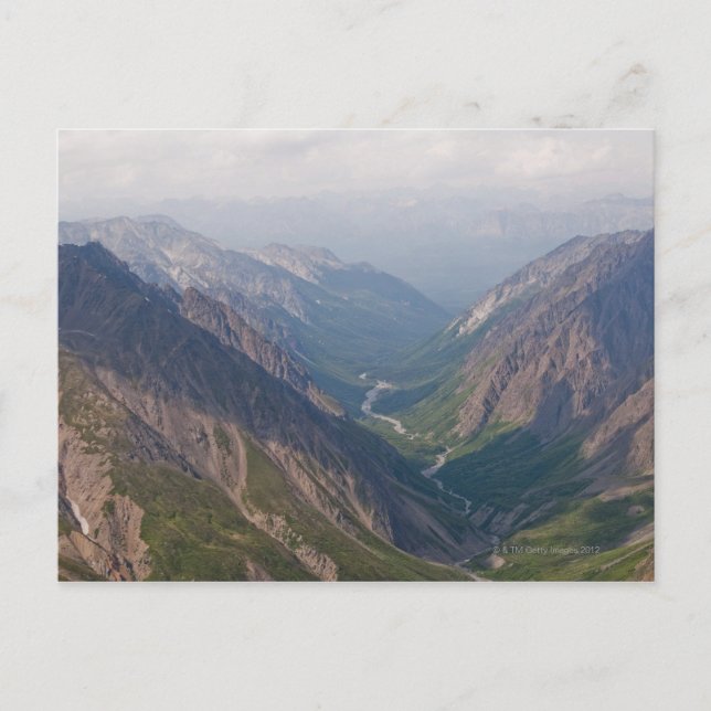 Alaska Range Mountains, Alaska, USA Postkarte (Vorderseite)