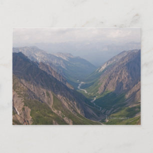 Alaska Range Mountains, Alaska, USA Postkarte