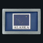 Alaska Rechteckige Gürtelschnalle<br><div class="desc">Alaska</div>