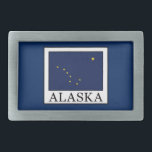 Alaska Rechteckige Gürtelschnalle<br><div class="desc">Alaska</div>
