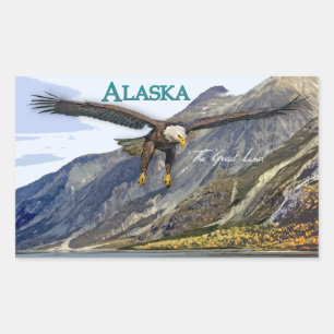 Alaska Rectangle Sticker