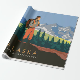 Alaska-Reise Geschenkpapier