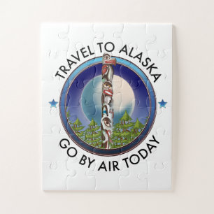 Alaska-Reise-Logo Puzzle