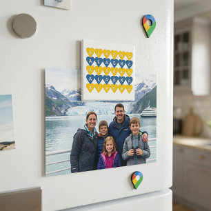 Alaska Reise Souvenir Andenken Wanderlust Magnet