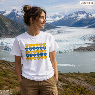 Alaska Reise Stolz Herzen Liebhaber T-Shirt
