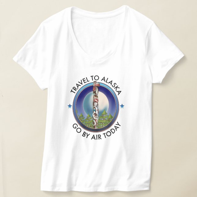 Alaska-Reiselogo T-Shirt (Ablage )