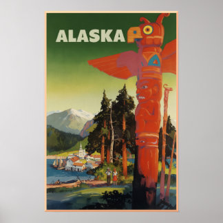 Alaska-Reiseplakat  Poster