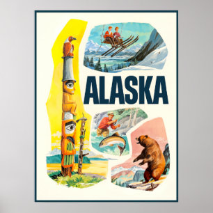 Alaska-Reiseplakat Poster