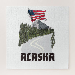 Alaska-Reiseposter Puzzle