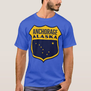 Alaska Retro Shield gelb T-Shirt