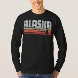 Alaska Retro Style Vintager 70er 80er 90er Männer T-Shirt