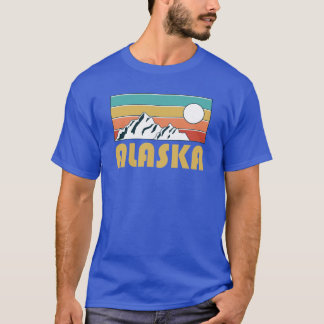 Alaska Retro Vintage Alaska Berg Souvenir Geschenk T-Shirt