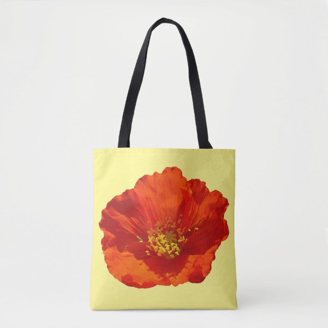 Alaska-Rote Mohnblume Farbige Blume (Vorderseite)
