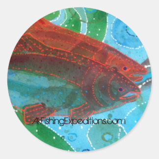 Alaska Runder Aufkleber