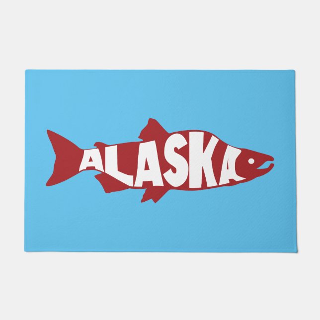 Alaska Salmon Fußmatte (Vorderseite)