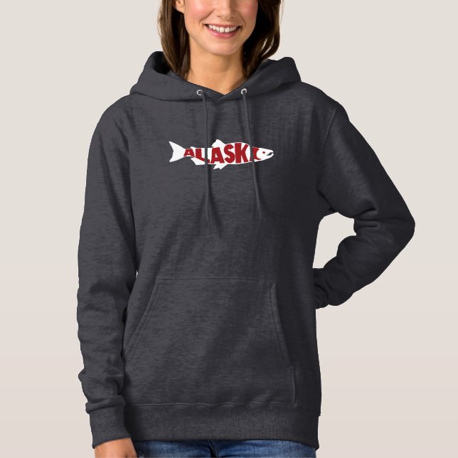 Alaska Salmon Hoodie (Vorderseite)
