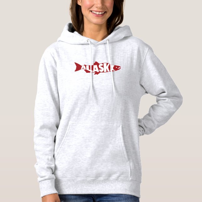 Alaska Salmon Hoodie (Vorderseite)