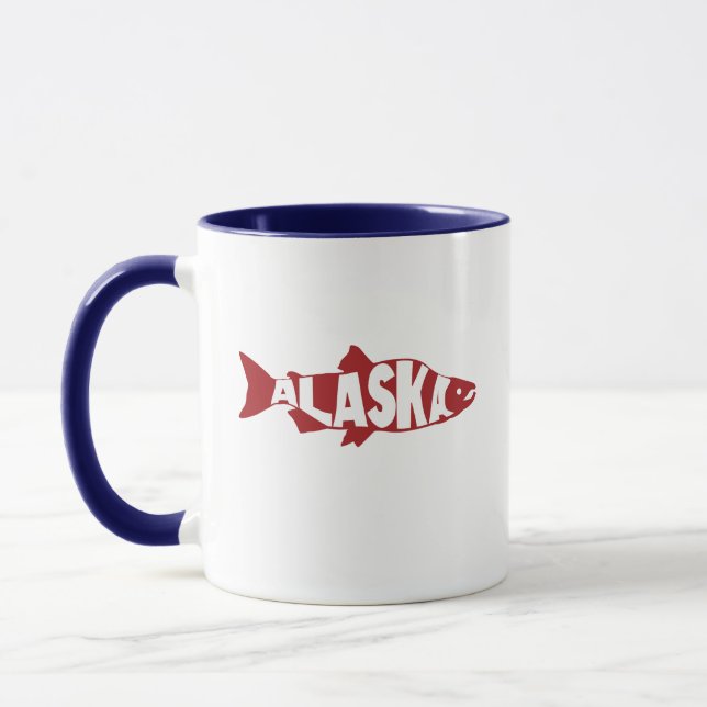 Alaska Salmon Tasse (Links)