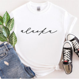 Alaska Script Staat FrauenT - Shirt