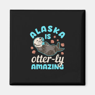 Alaska Seeotter Urlaubs-Souvenir Magnet