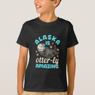 Alaska Seeotter Urlaubs-Souvenir  T-Shirt
