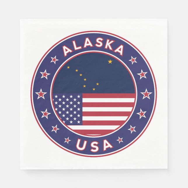 Alaska Serviette (Vorderseite)