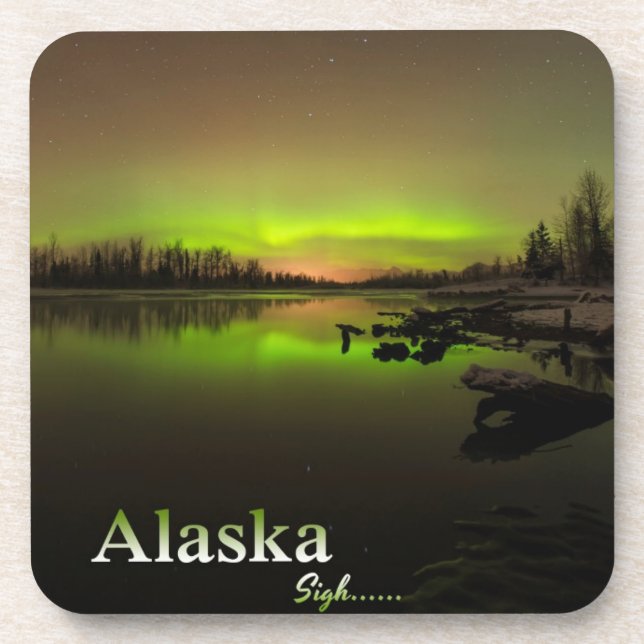 Alaska Sigh.... Getränkeuntersetzer (Vorderseite)
