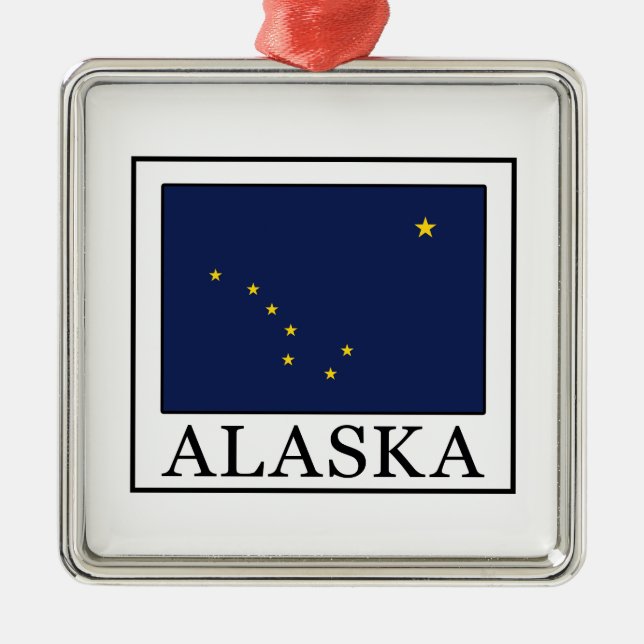Alaska Silbernes Ornament (Vorne)