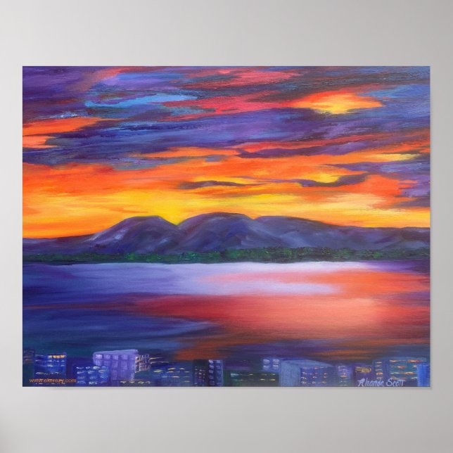 Alaska Sleeping Lady Matte Poster (Vorne)