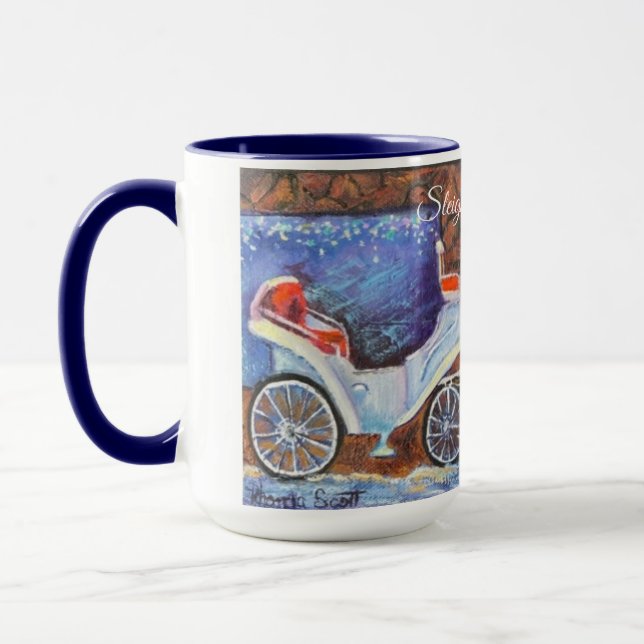 Alaska Sleigh Bells Ring Zweifarbige Tasse (Links)
