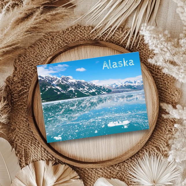 Alaska Snow Glacier Bergtour Postkarte (Von Creator hochgeladen)