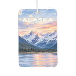 Alaska Soft Pastel Sonnenuntergang Wilderness Szen Autolufterfrischer