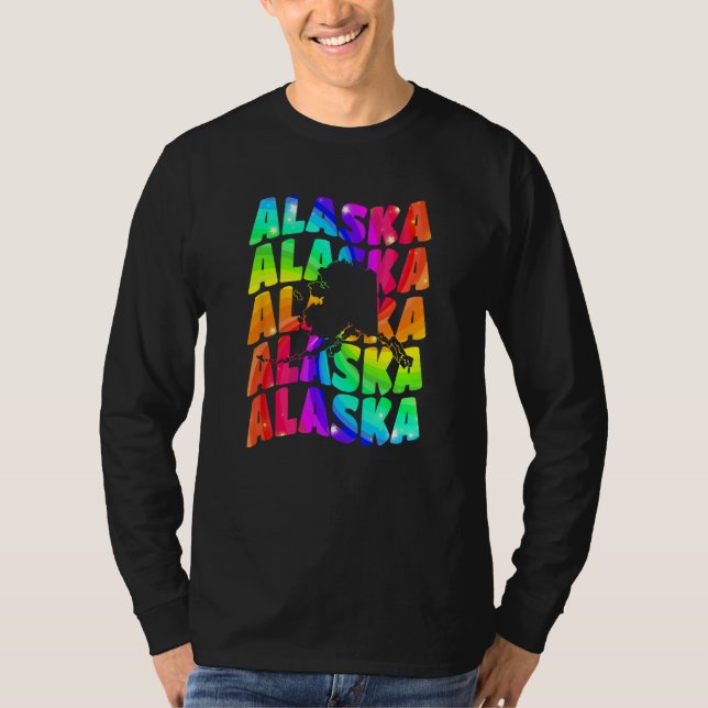Alaska Souvenir Vacation Tourist Alaskan Territory T-Shirt (Vorderseite)